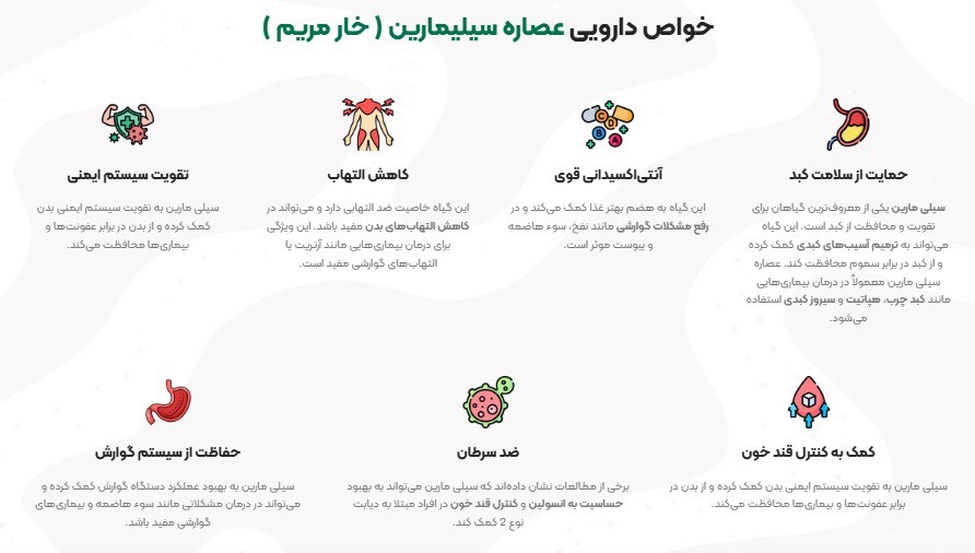 عصاره خارمریم (سیلیمارین)